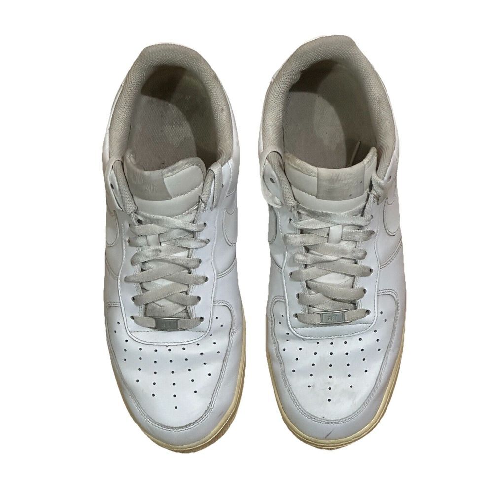 Nike Air Force 1 AF1 Low Triple White Sneaker‎ 315122- 111  Men's Shoes size 13